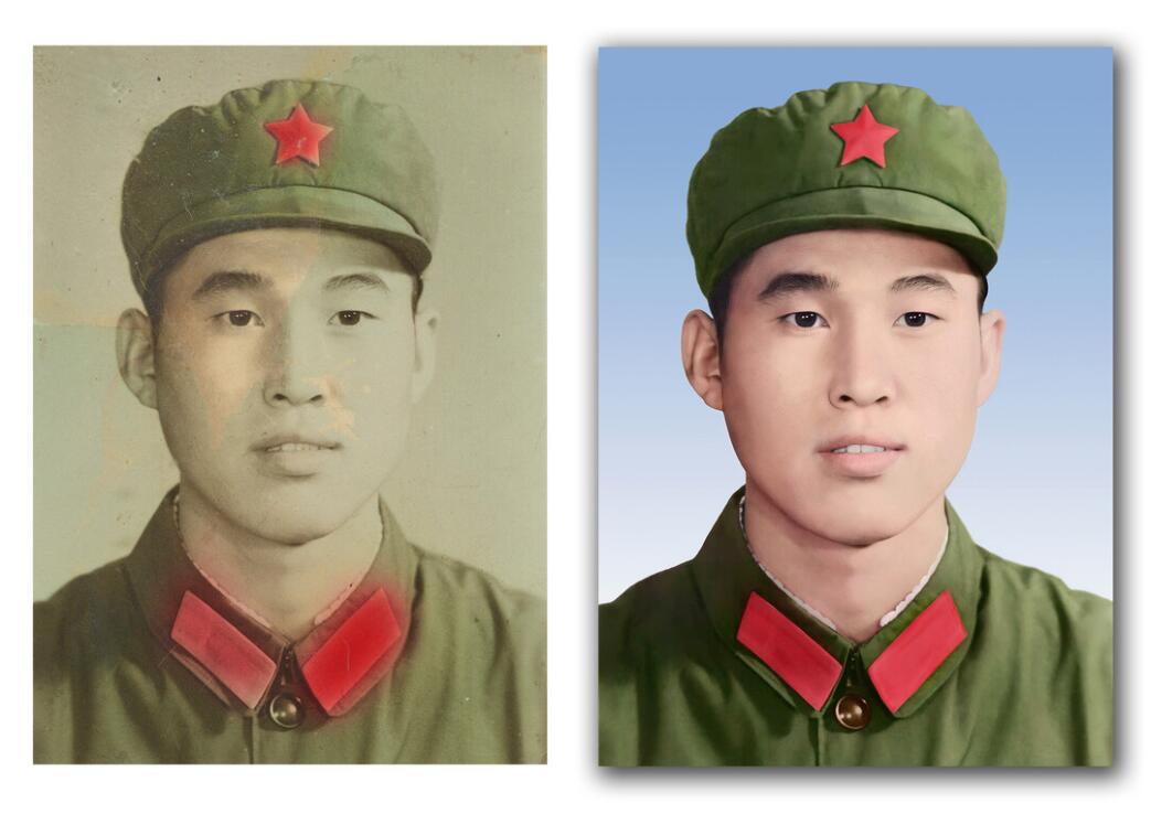 蚌山破损照片修复-18